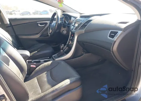 2014 Hyundai Elantra Limited z USA, uszkodzony, nr VIN KMHDH4AE8EU054573